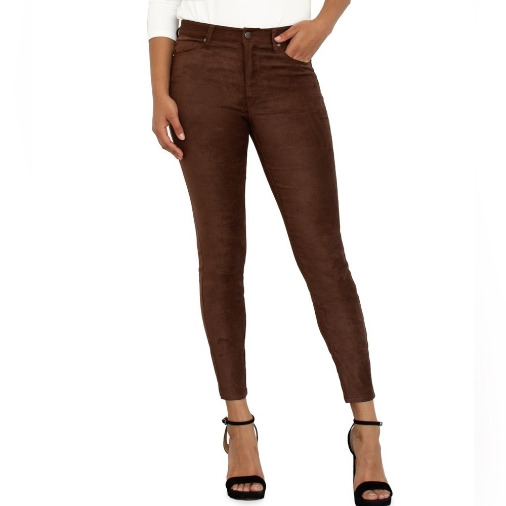 Liverpool Maroon Skinny Jeans